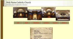 Desktop Screenshot of holynamecatholic.org